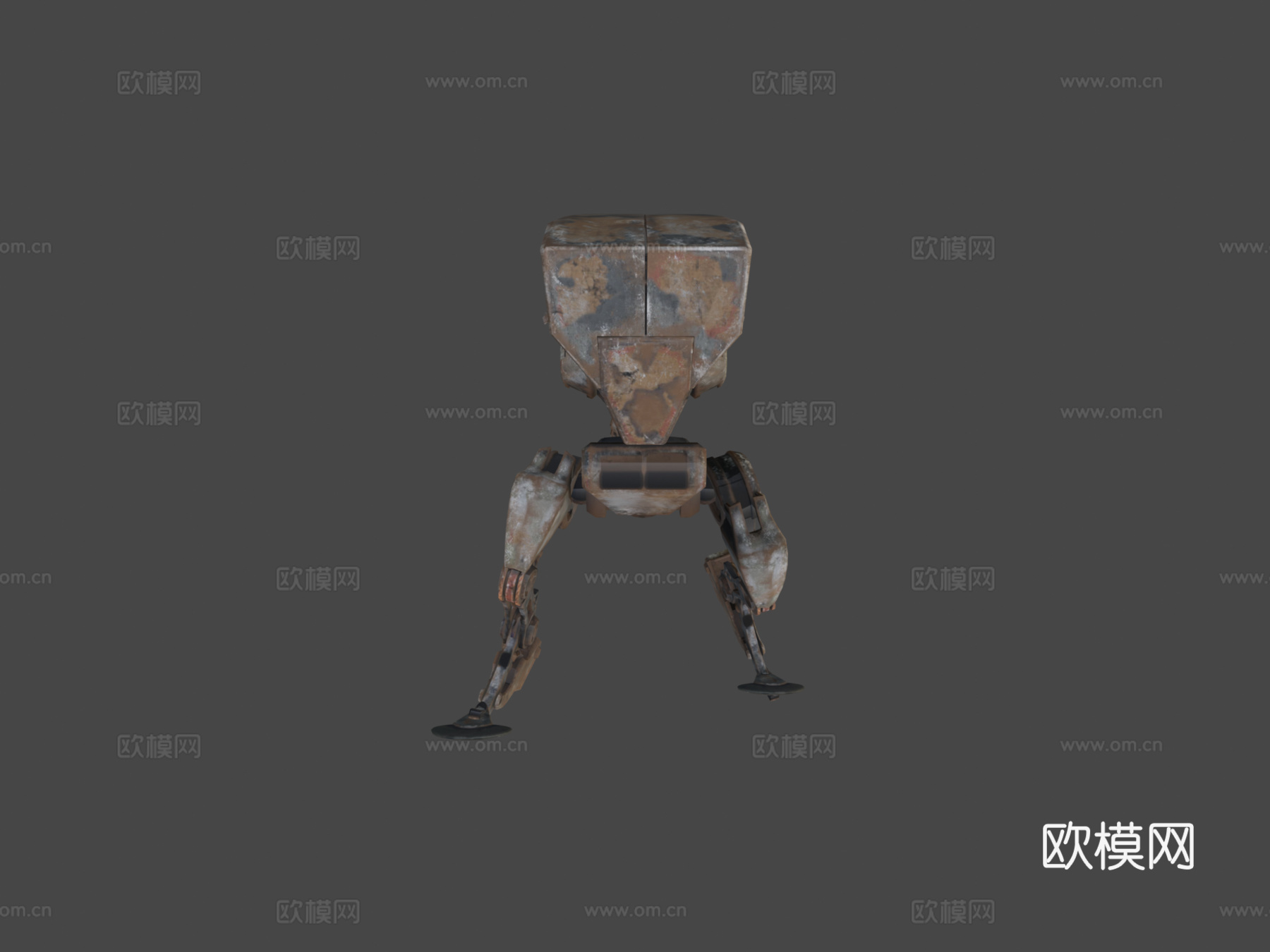 机械霸王龙咆哮动画3d模型