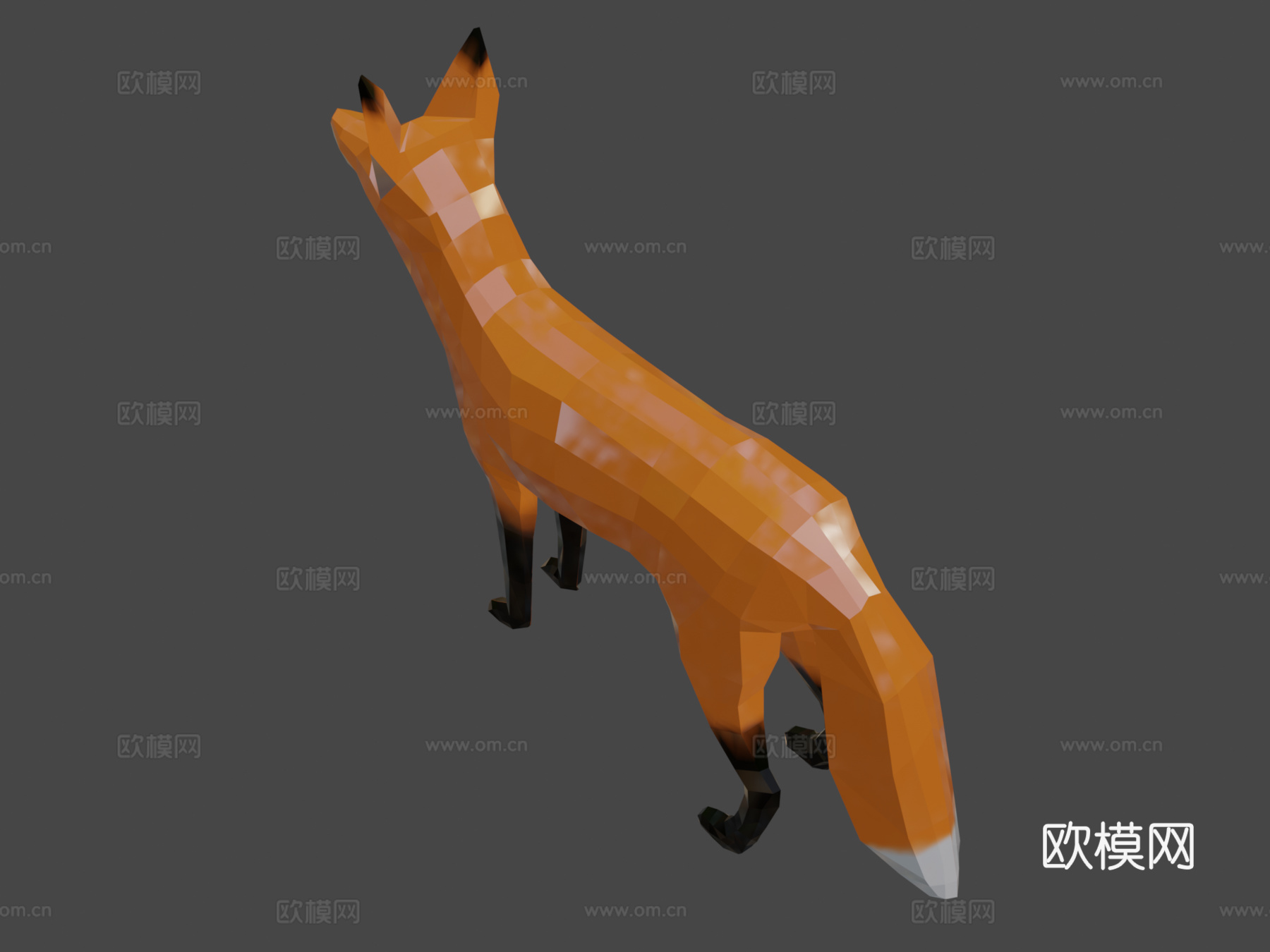 狐狸3d模型