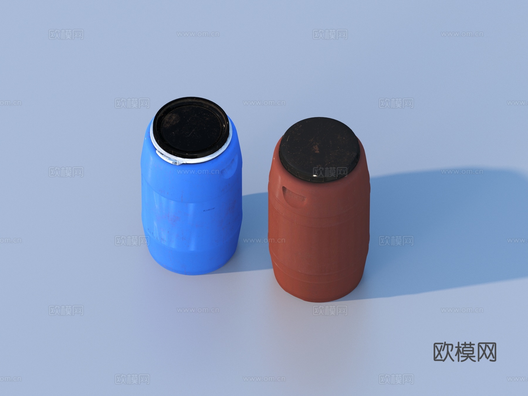 桶 污水桶 废水桶 废液桶3d模型