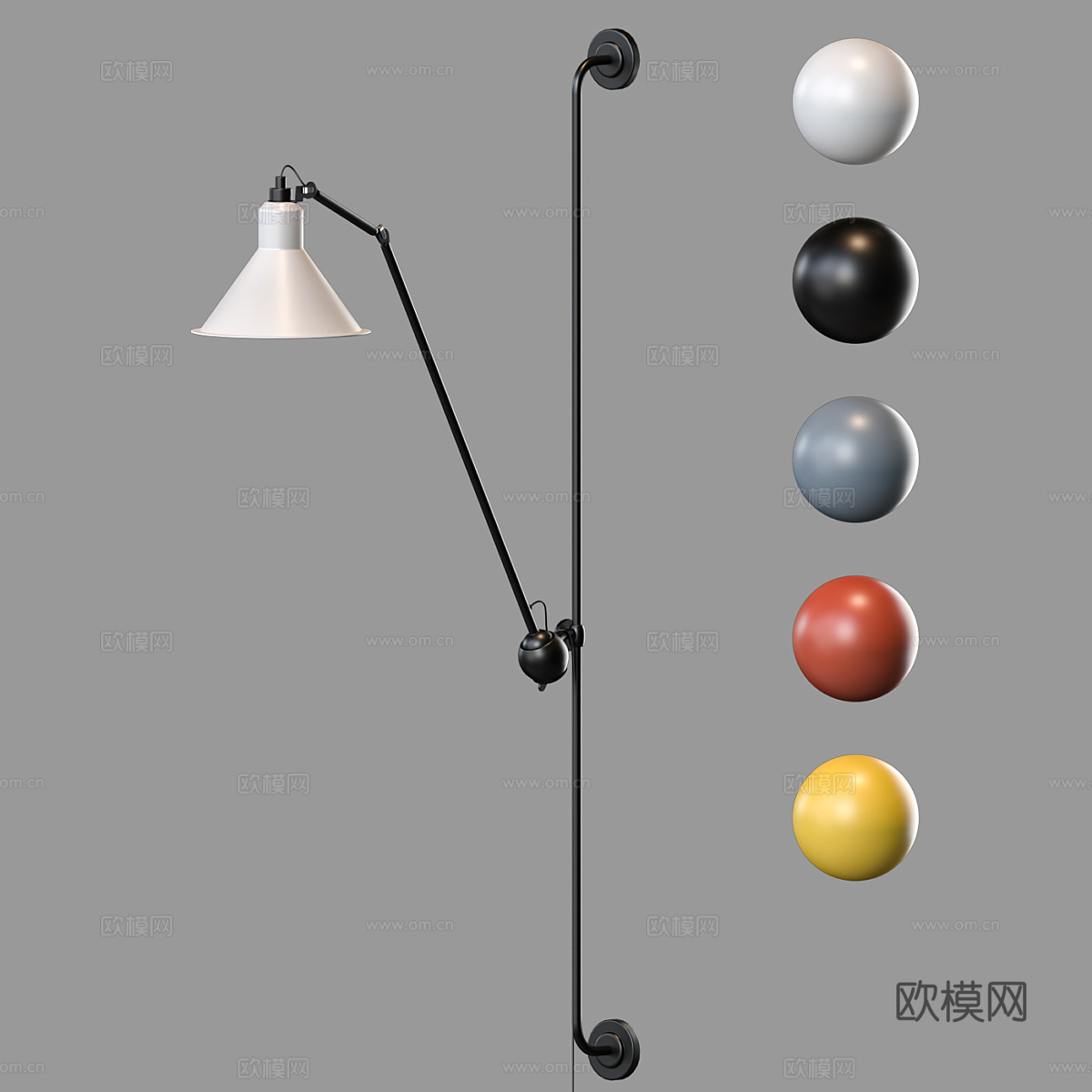 现代简约壁灯 壁灯 简约壁灯 轻奢壁灯 灯3d模型