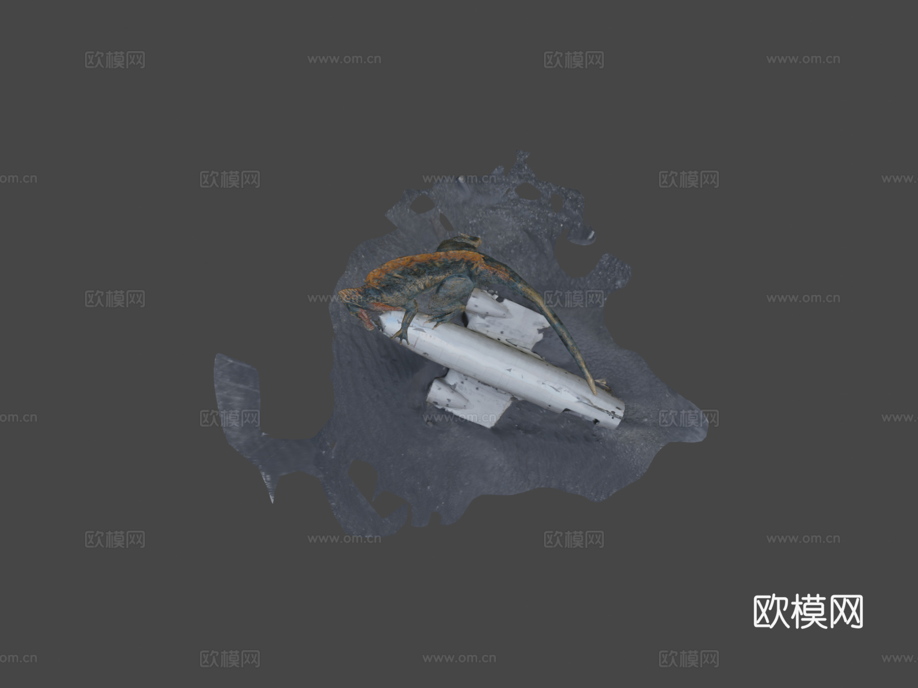 侏罗纪公园场景3d模型