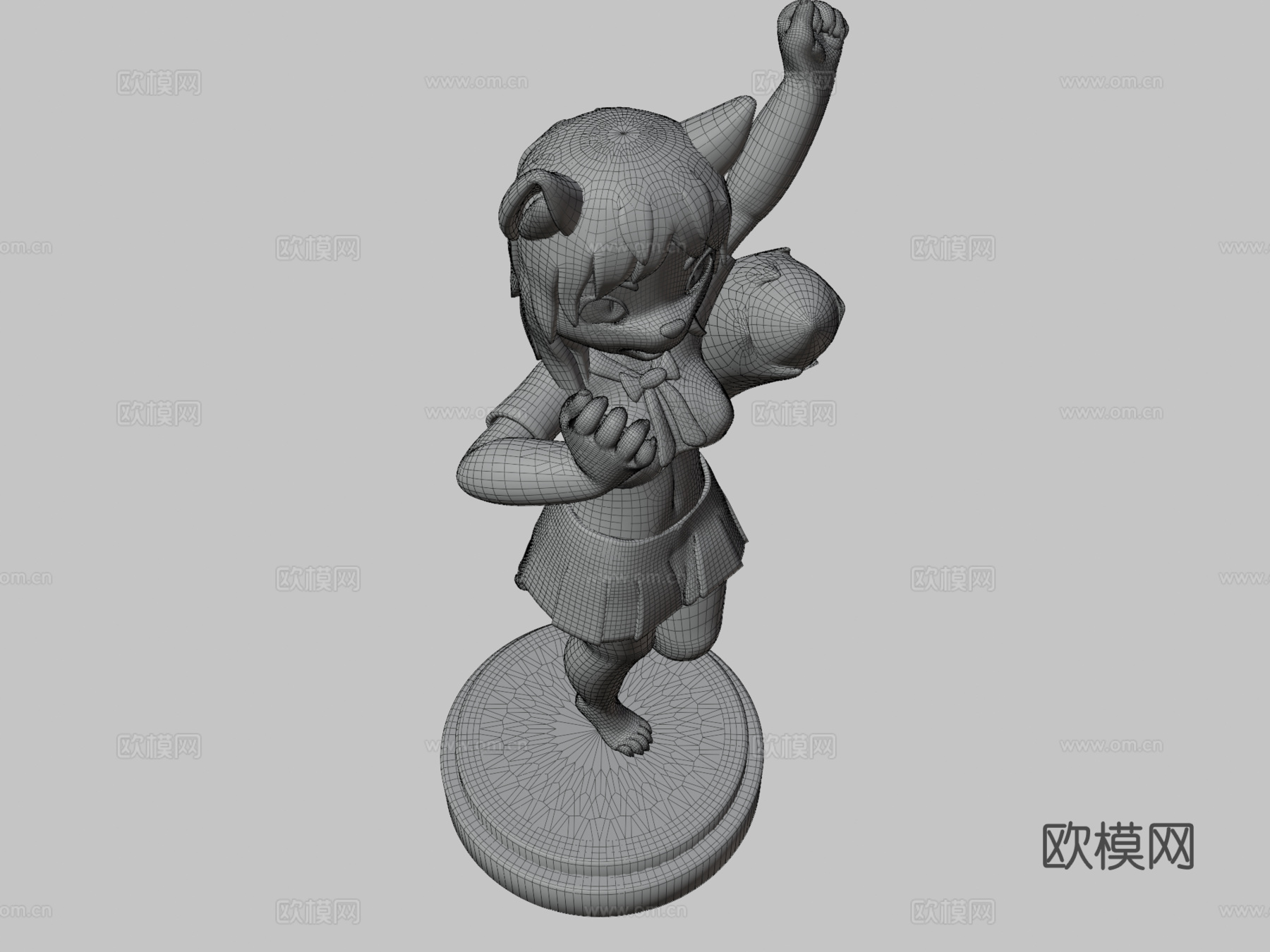 朱莉娅·白羊座3d模型