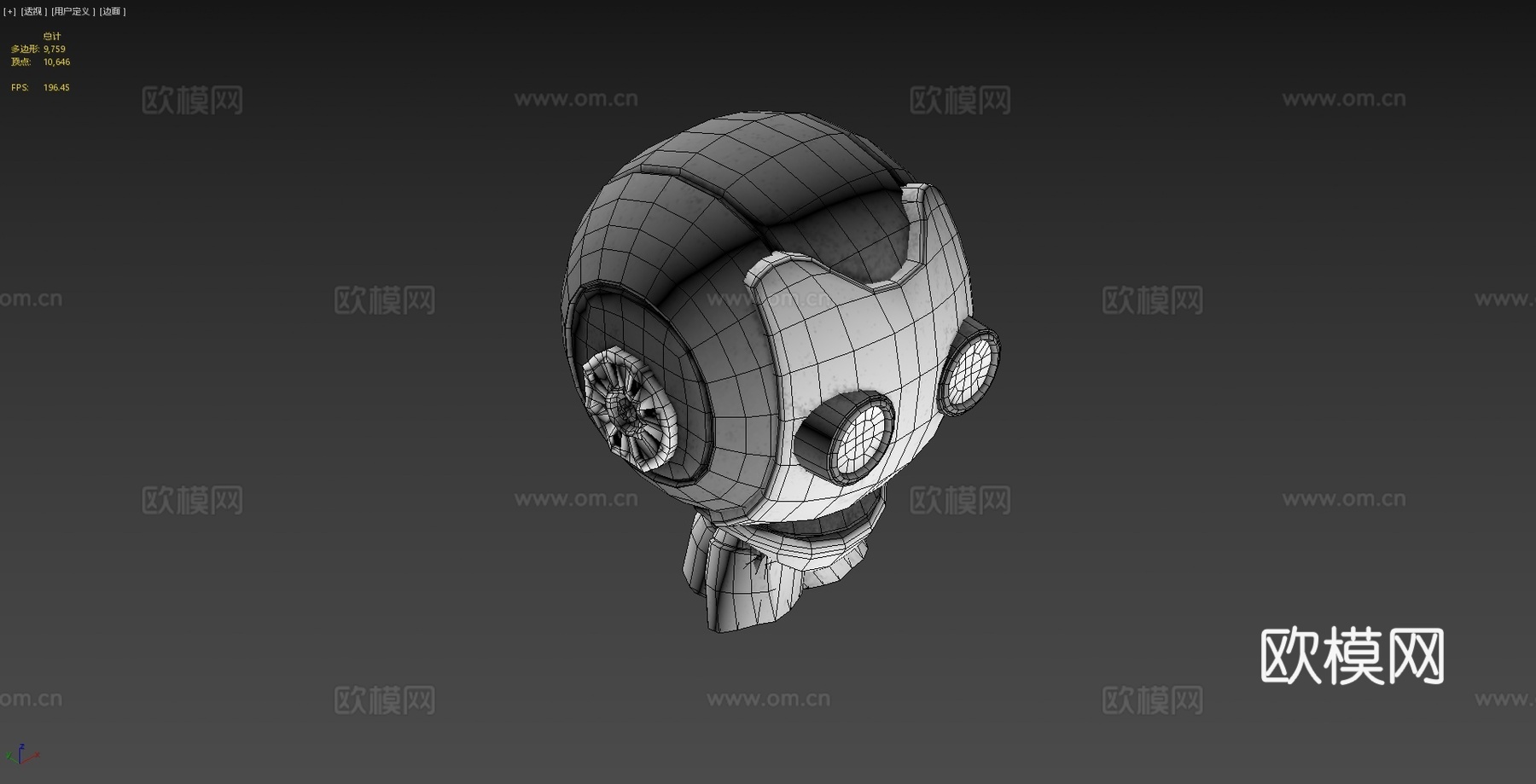 机器人行走3d模型3d模型