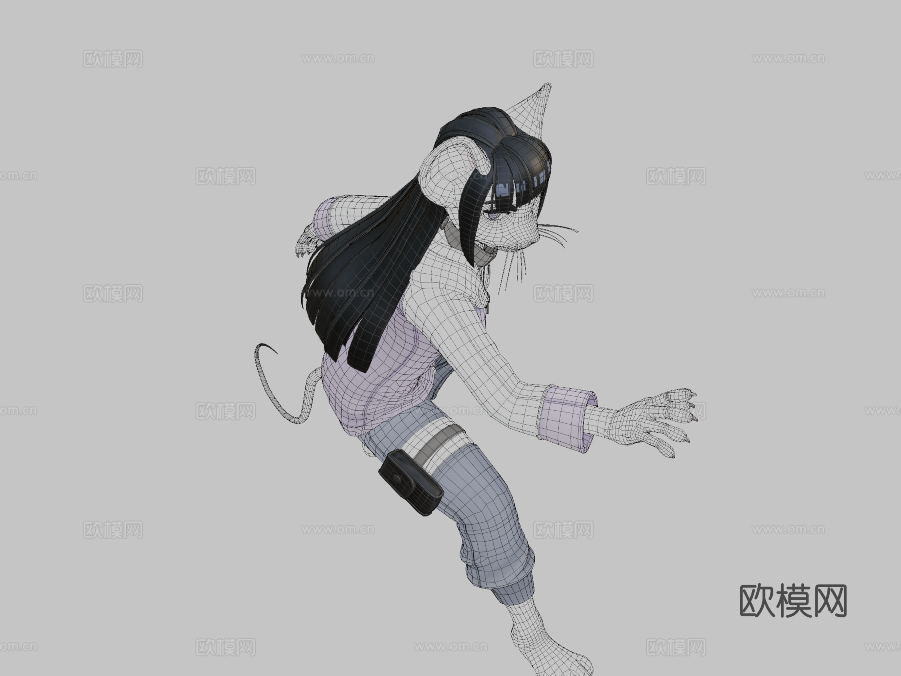 老鼠~VRChat雏田皮肤3d模型
