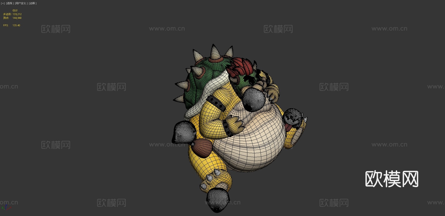 胖库巴3d模型