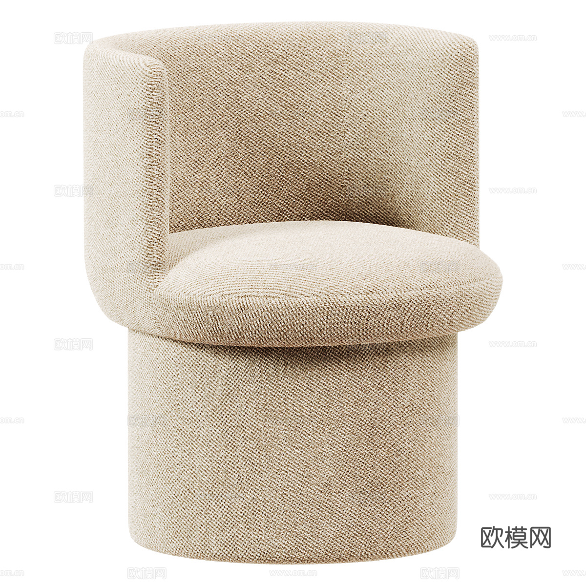 沙发茶几组合3d模型下载