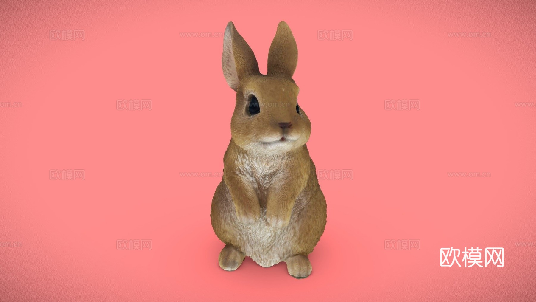 兔子!3d模型