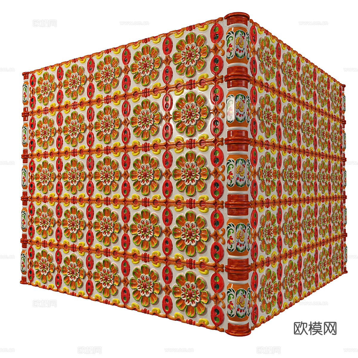 瓷砖 花砖3d模型