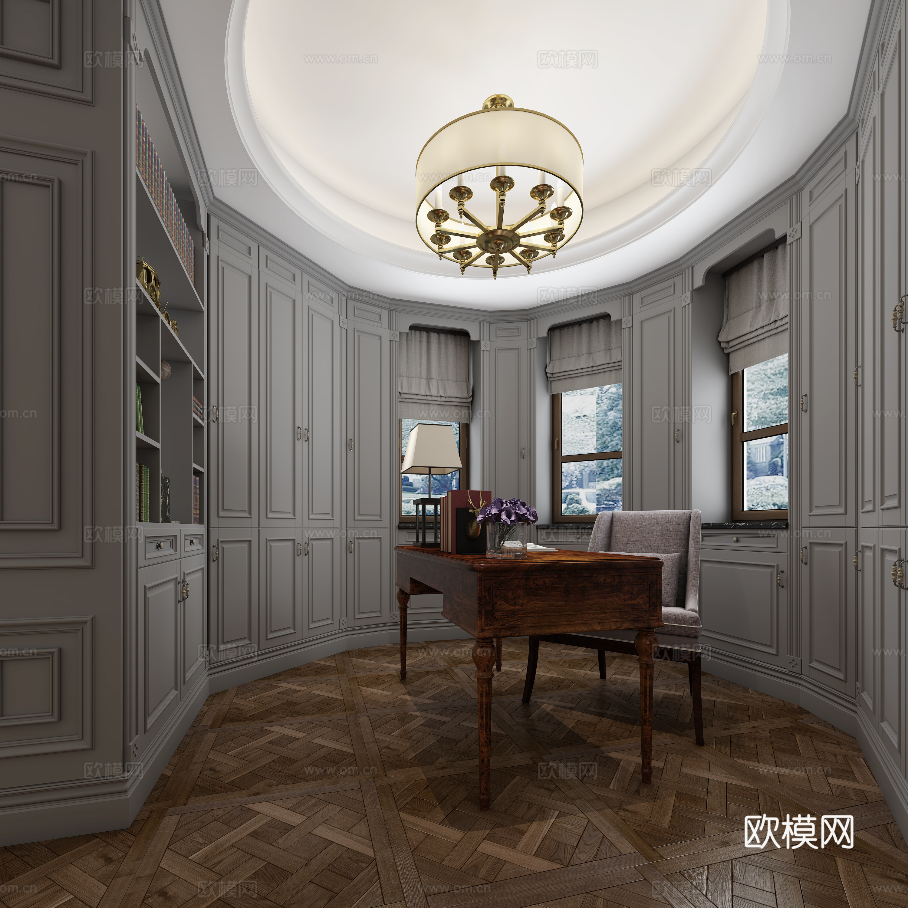 书房卧室3d模型