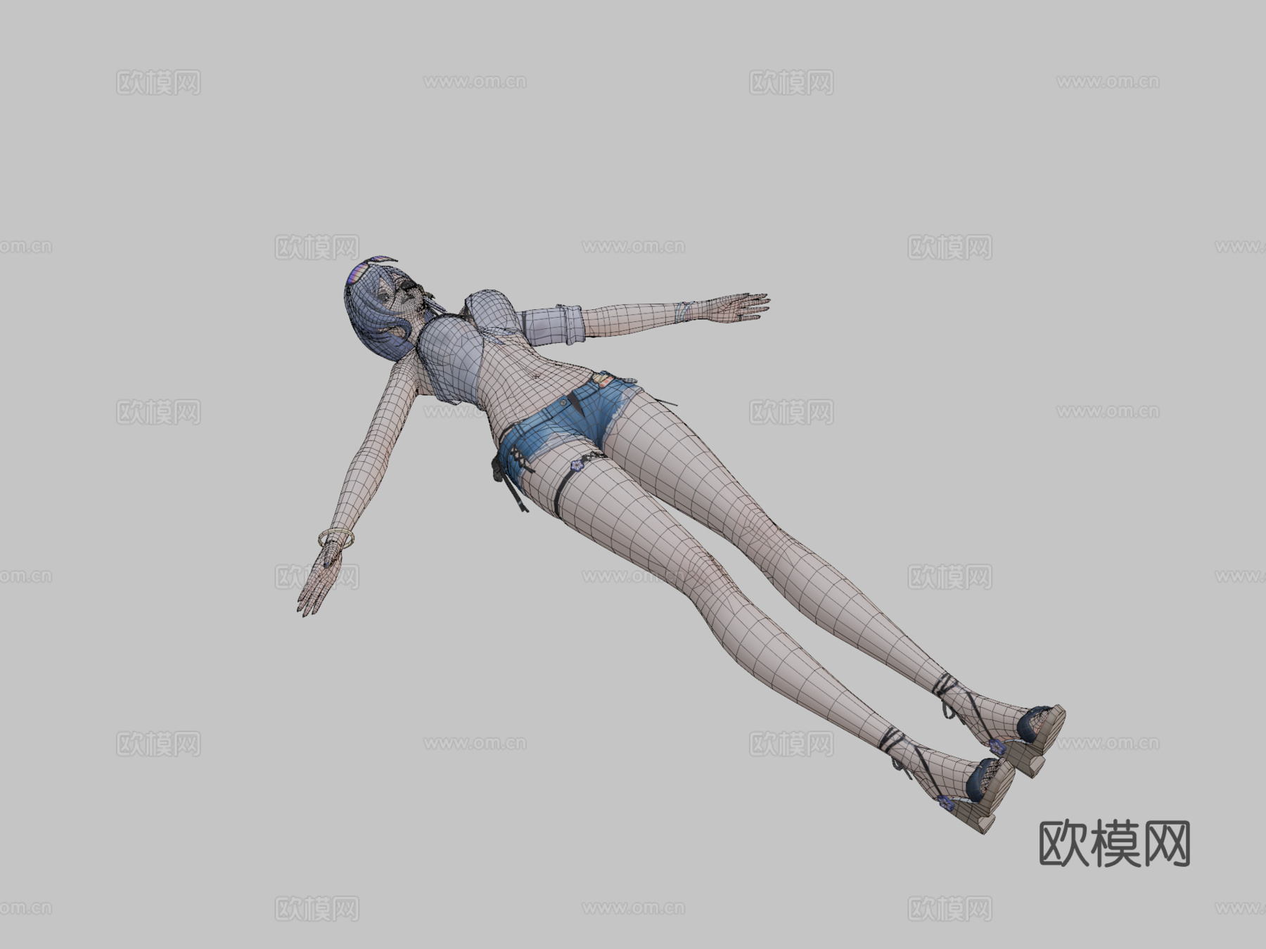 塞勒涅3d模型