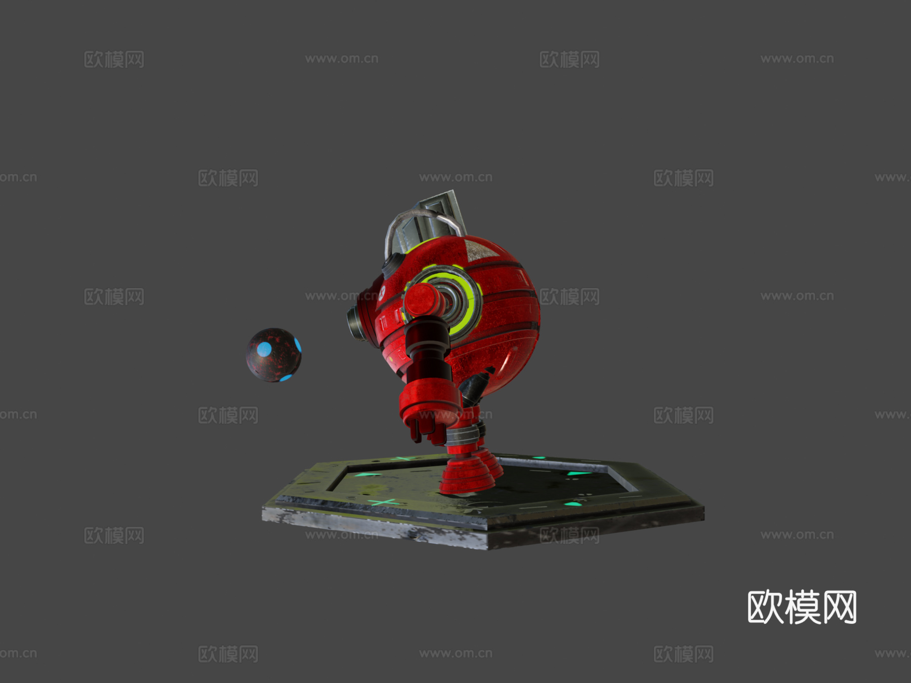 Z16机器人动画奥斯卡创意制作3d模型