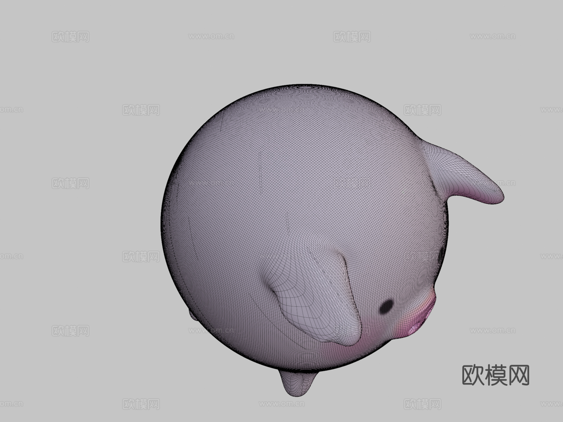 猪3d模型