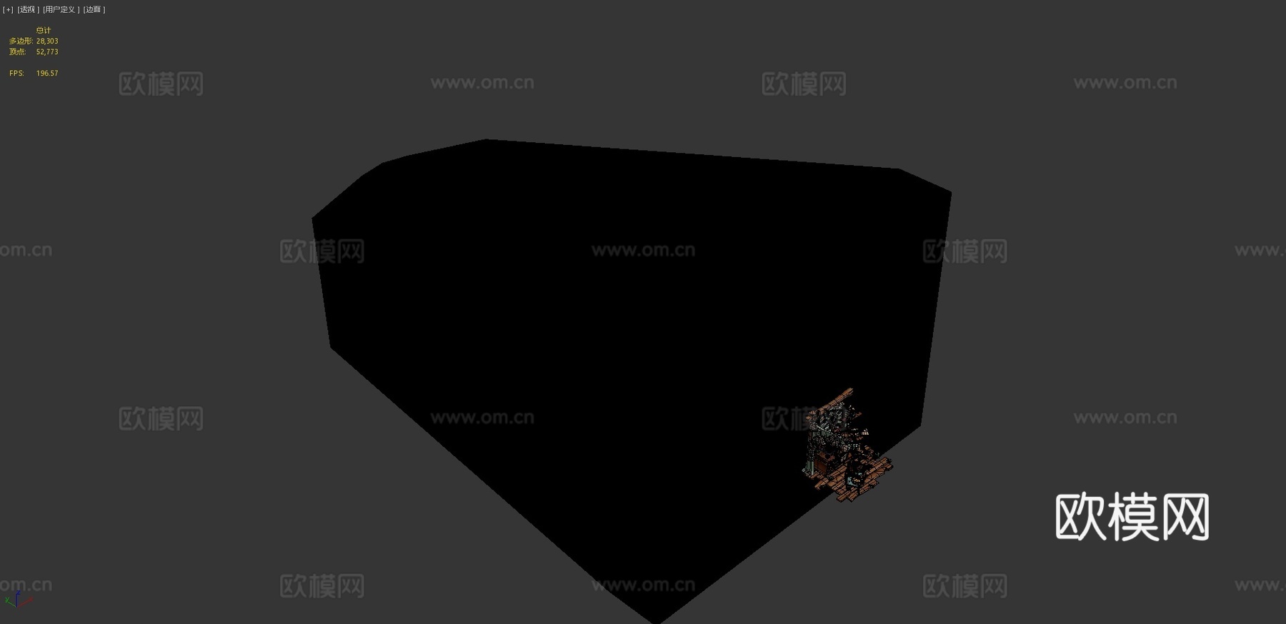婴儿床3d模型