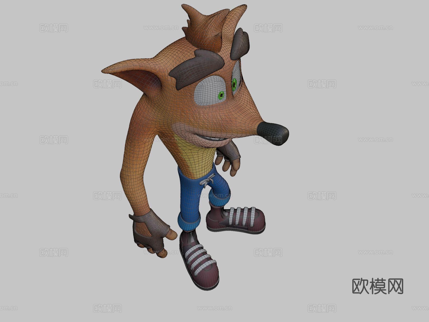 古惑狼3d模型