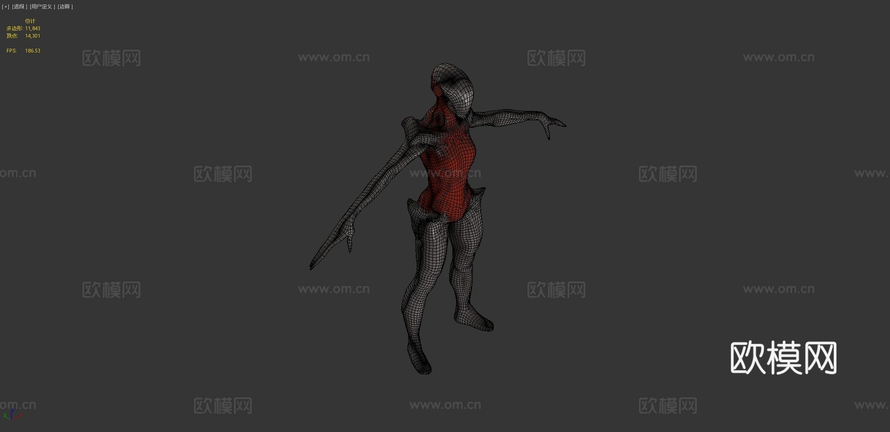 詹斯3d模型