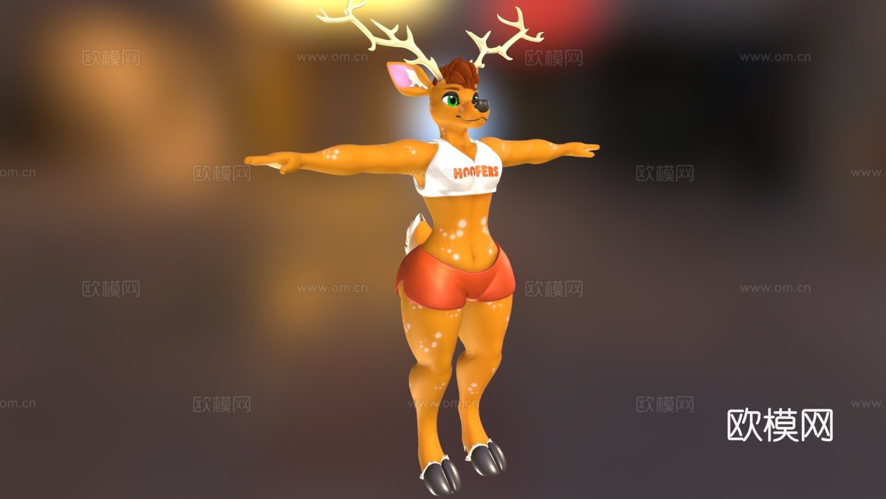 鹿-VRChat与VTuber虚拟形象3d模型