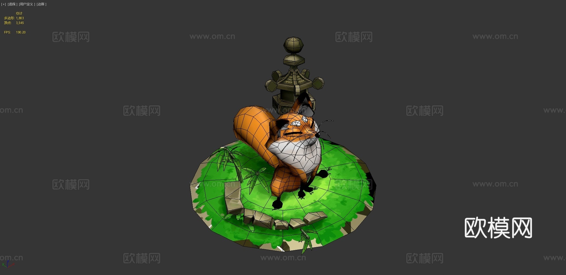 狐狸神社3d模型