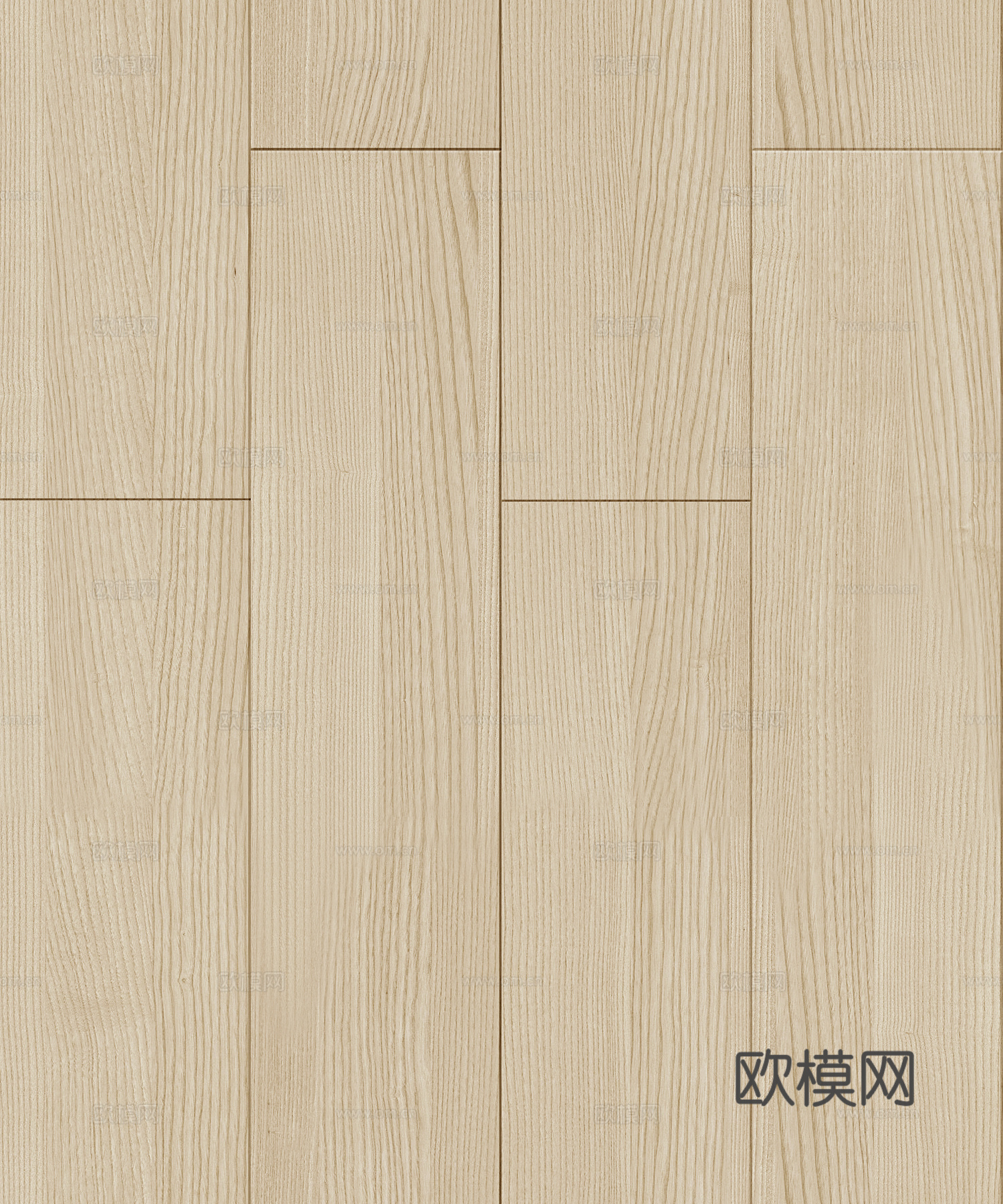 无缝原木色木地板