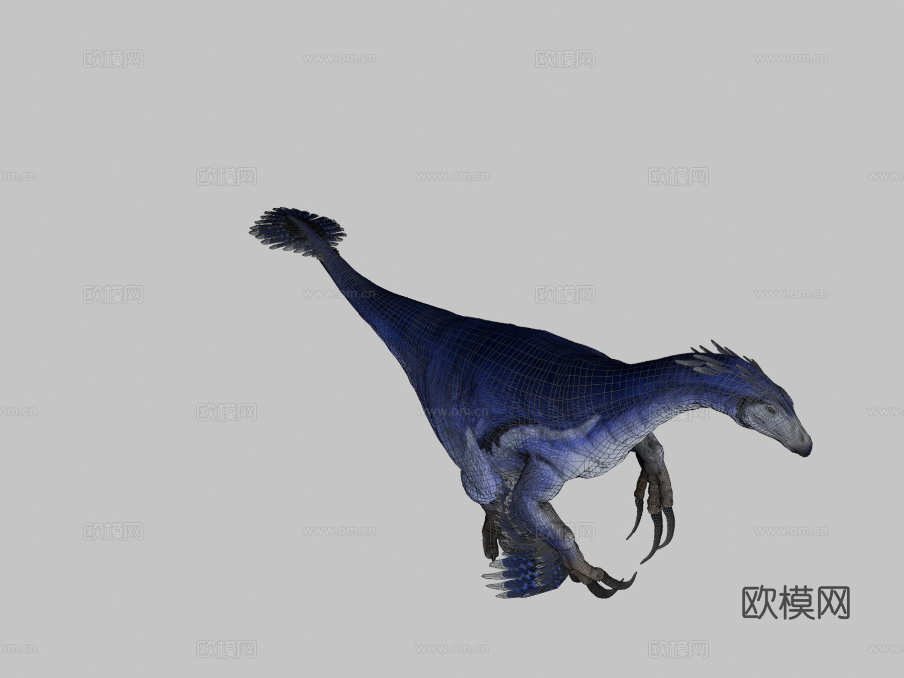 镰刀龙3d模型