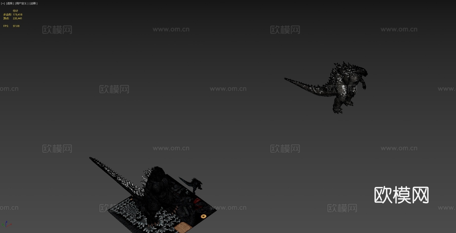 所有哥斯拉3d模型