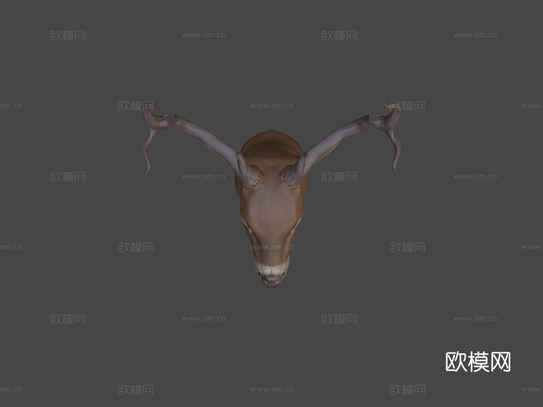 鹿3d模型