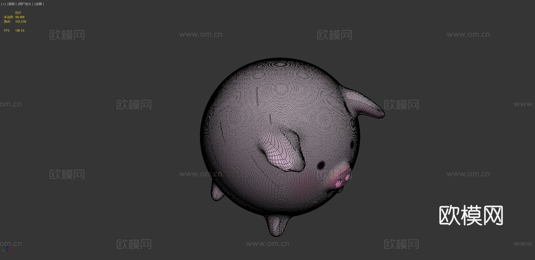 猪3d模型