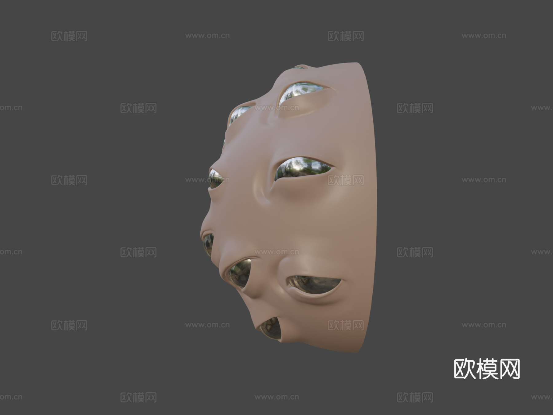 Zbrush - 眼睛 - VDM+IMM笔刷3d模型