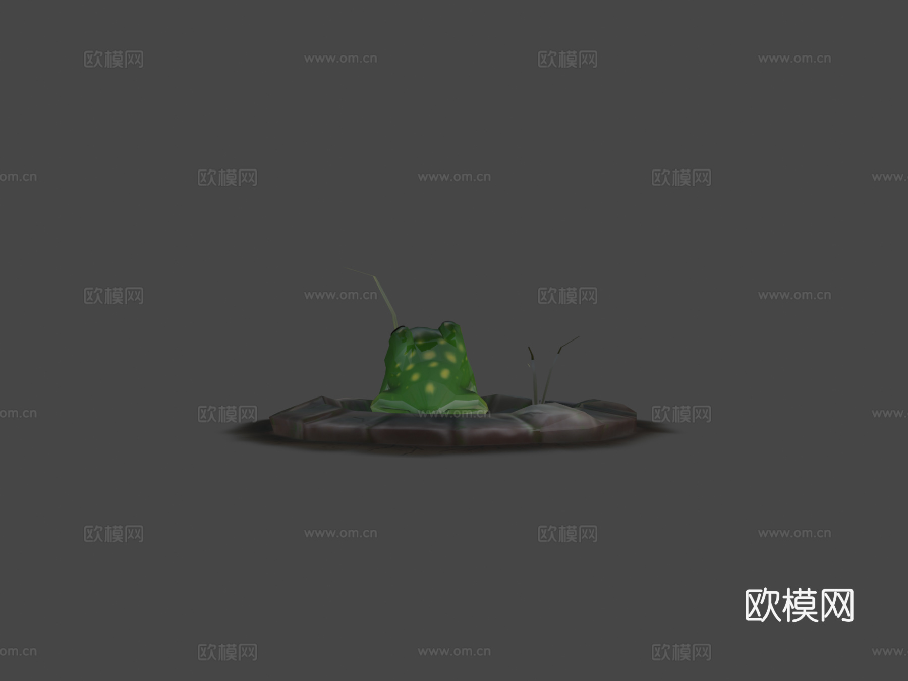 青蛙3d模型