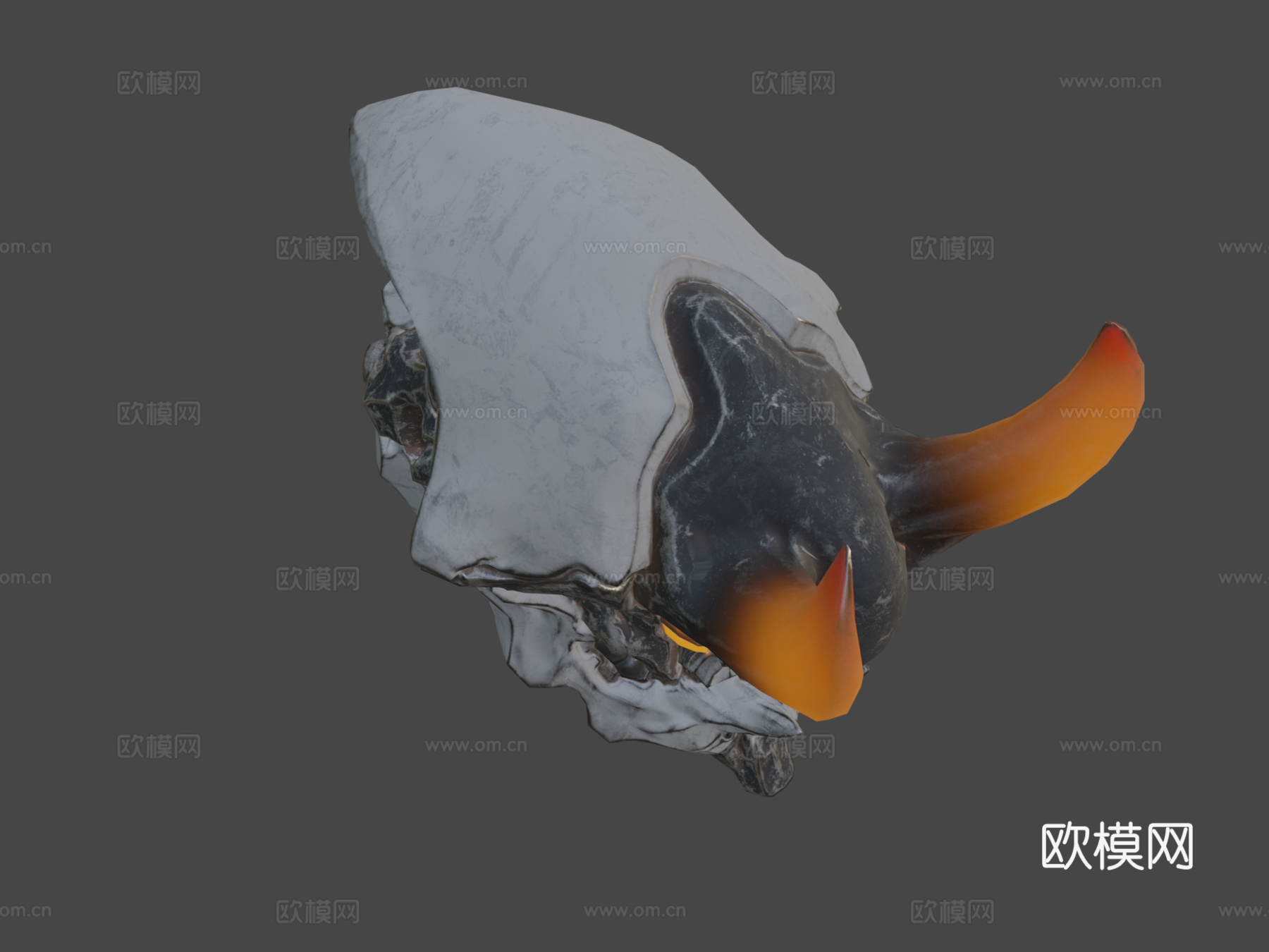 《星际战甲》鬼面皮肤3d模型
