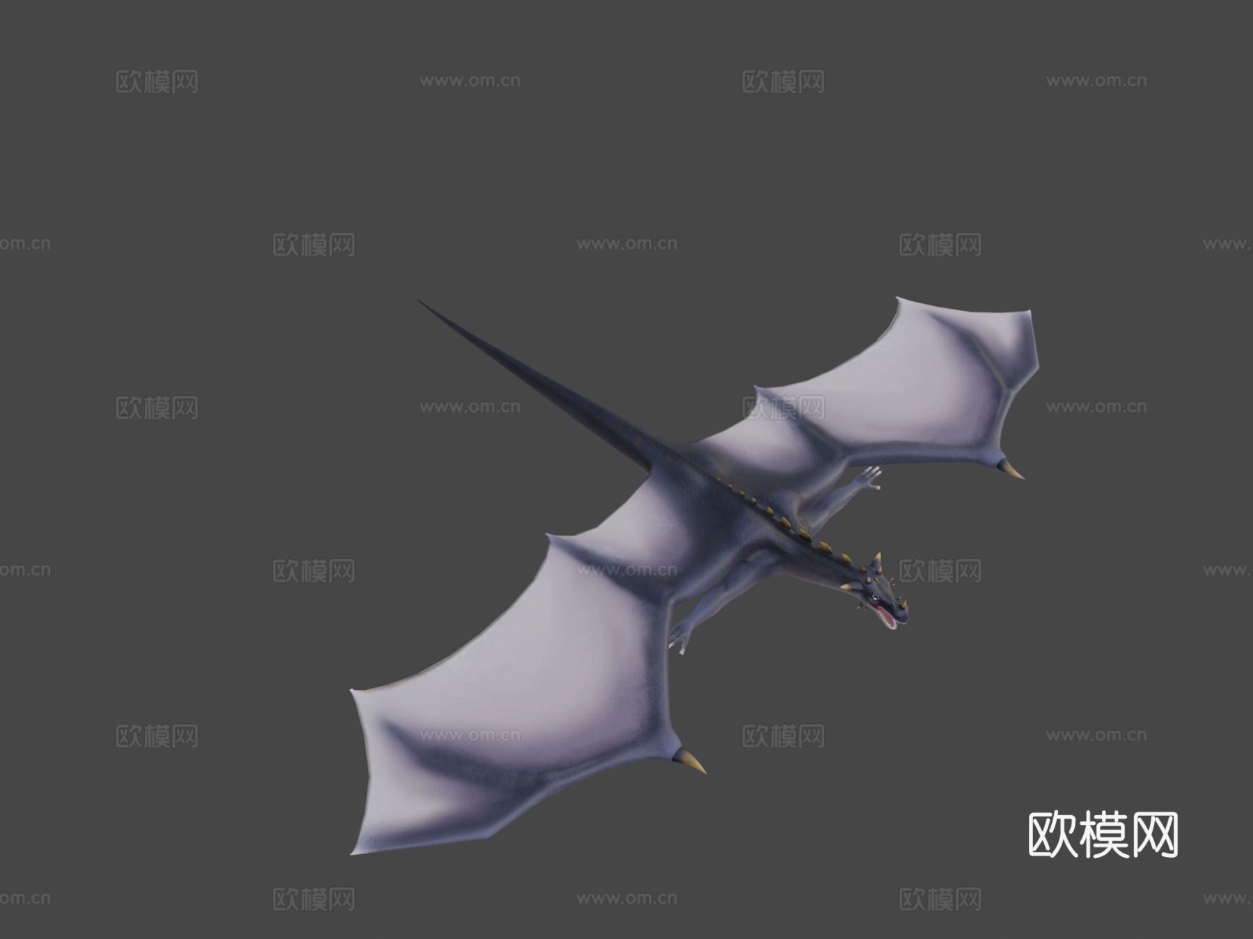 飞龙循环动画3d模型
