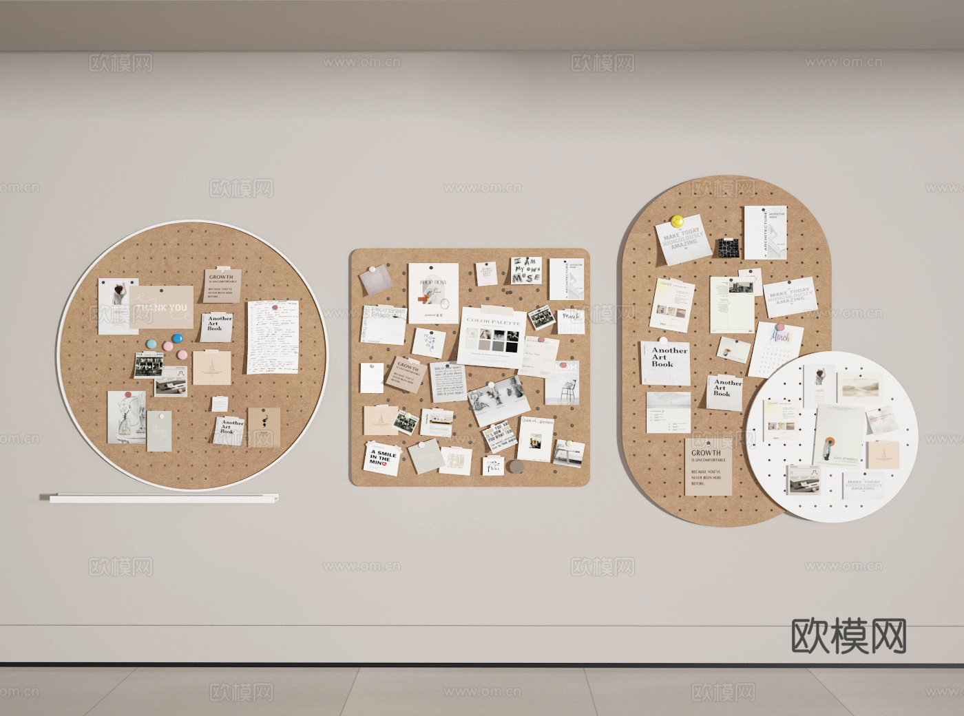 便签板3d模型