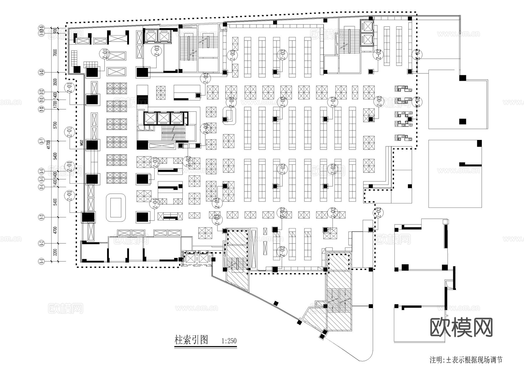 超市设计CAD施工图cad施工图