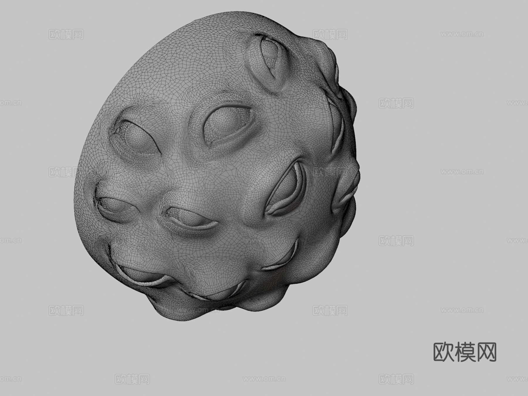 Zbrush - 眼睛 - VDM+IMM笔刷3d模型