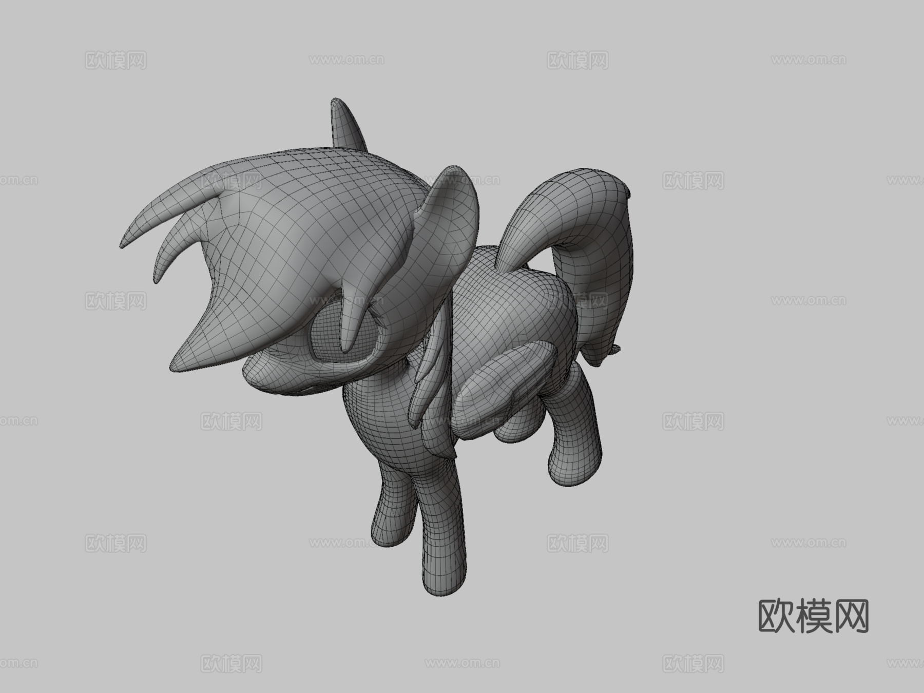 彩虹小马(胡安·加西亚·韦索(NekoKawaii11))3d模型