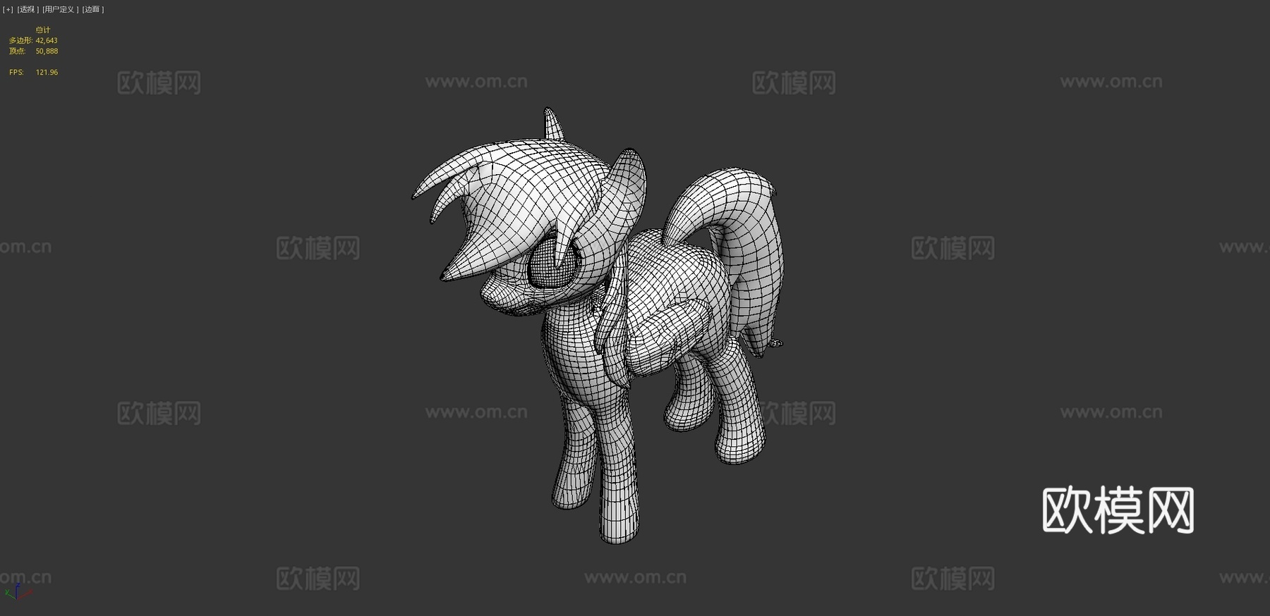 彩虹小马(胡安·加西亚·韦索(NekoKawaii11))3d模型
