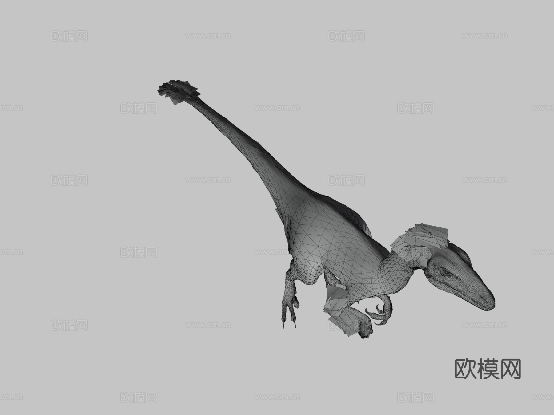 迅猛龙121动画-恐龙动画集3d模型