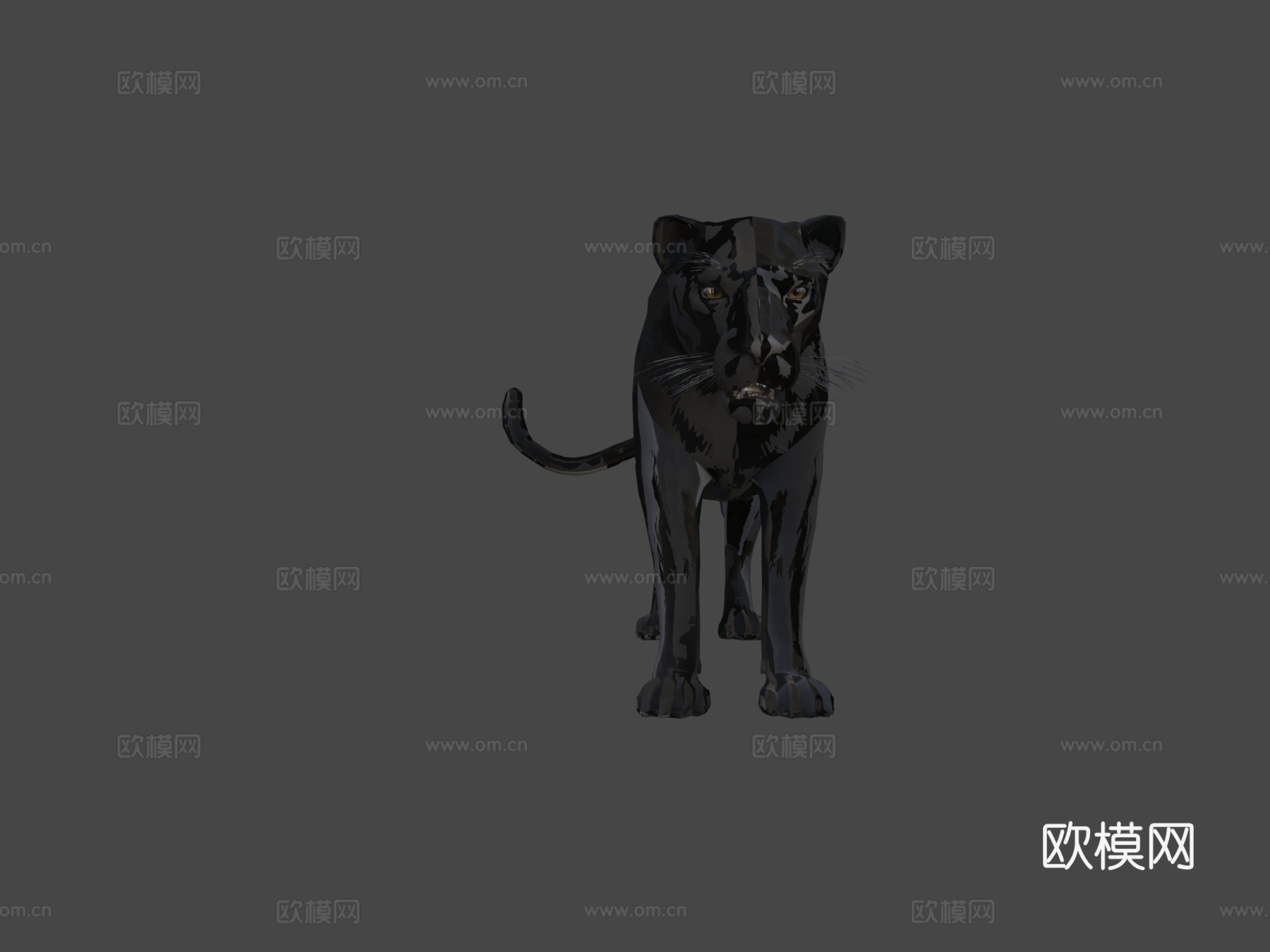 D黑豹3d模型3d模型