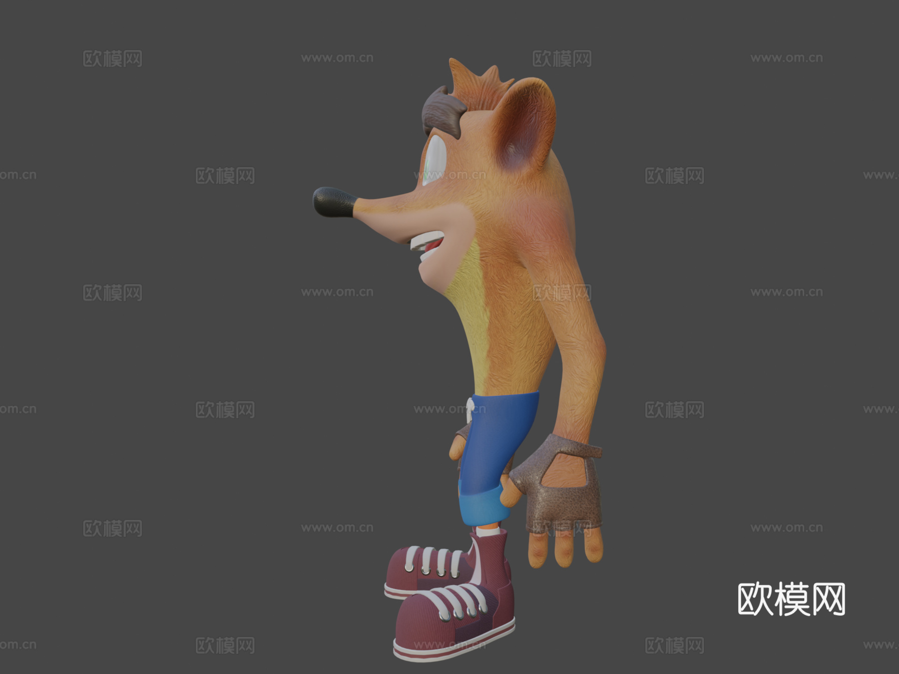 古惑狼3d模型