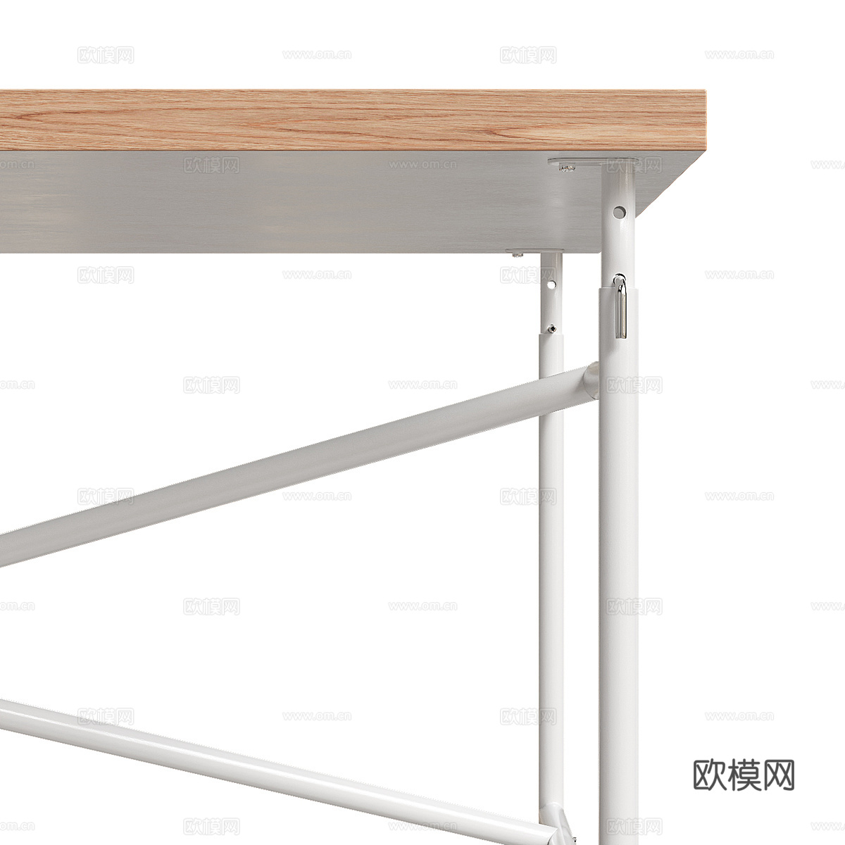 现代极简大板桌 工作台3d模型