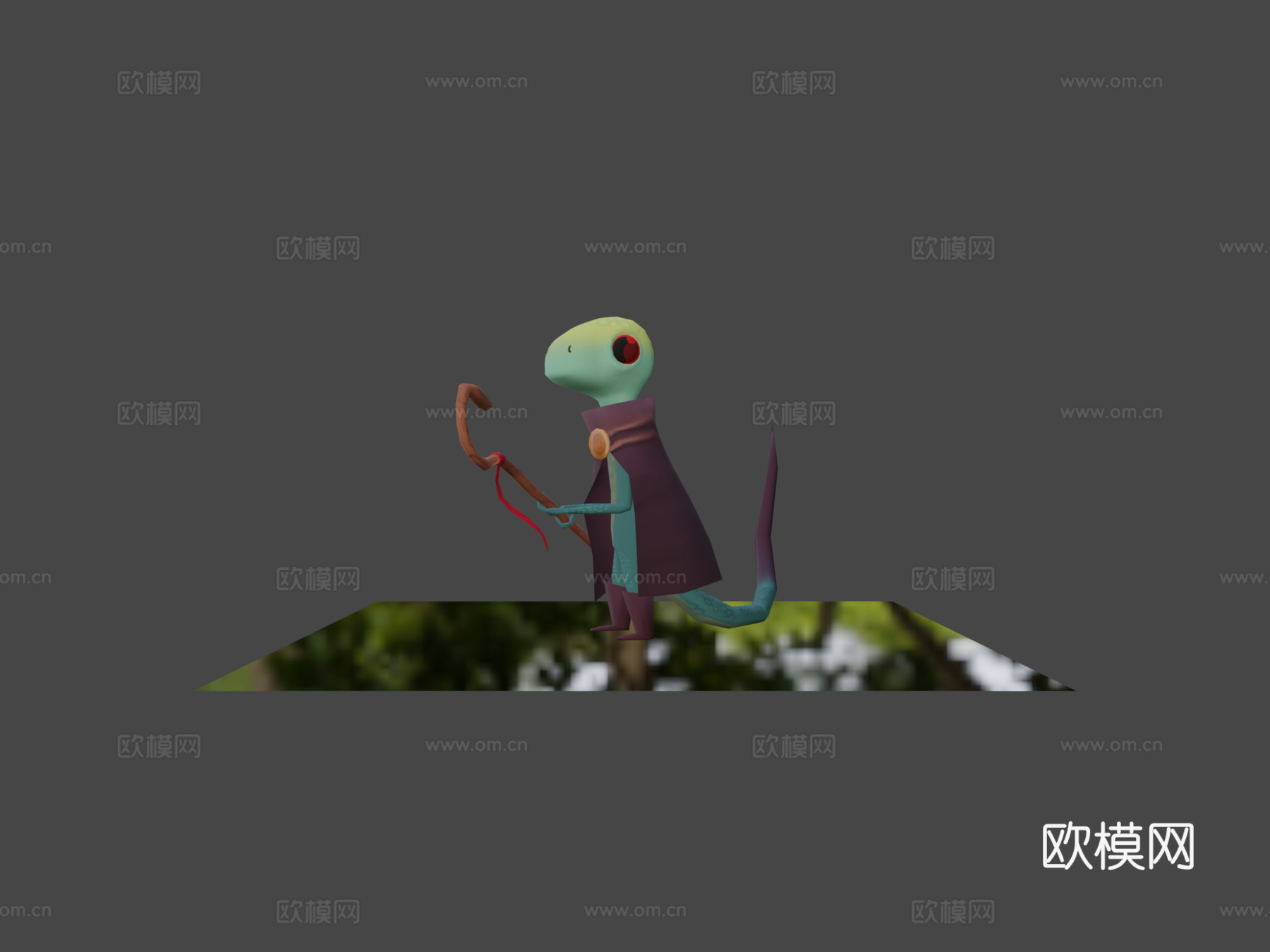 蜥蜴法师3d模型