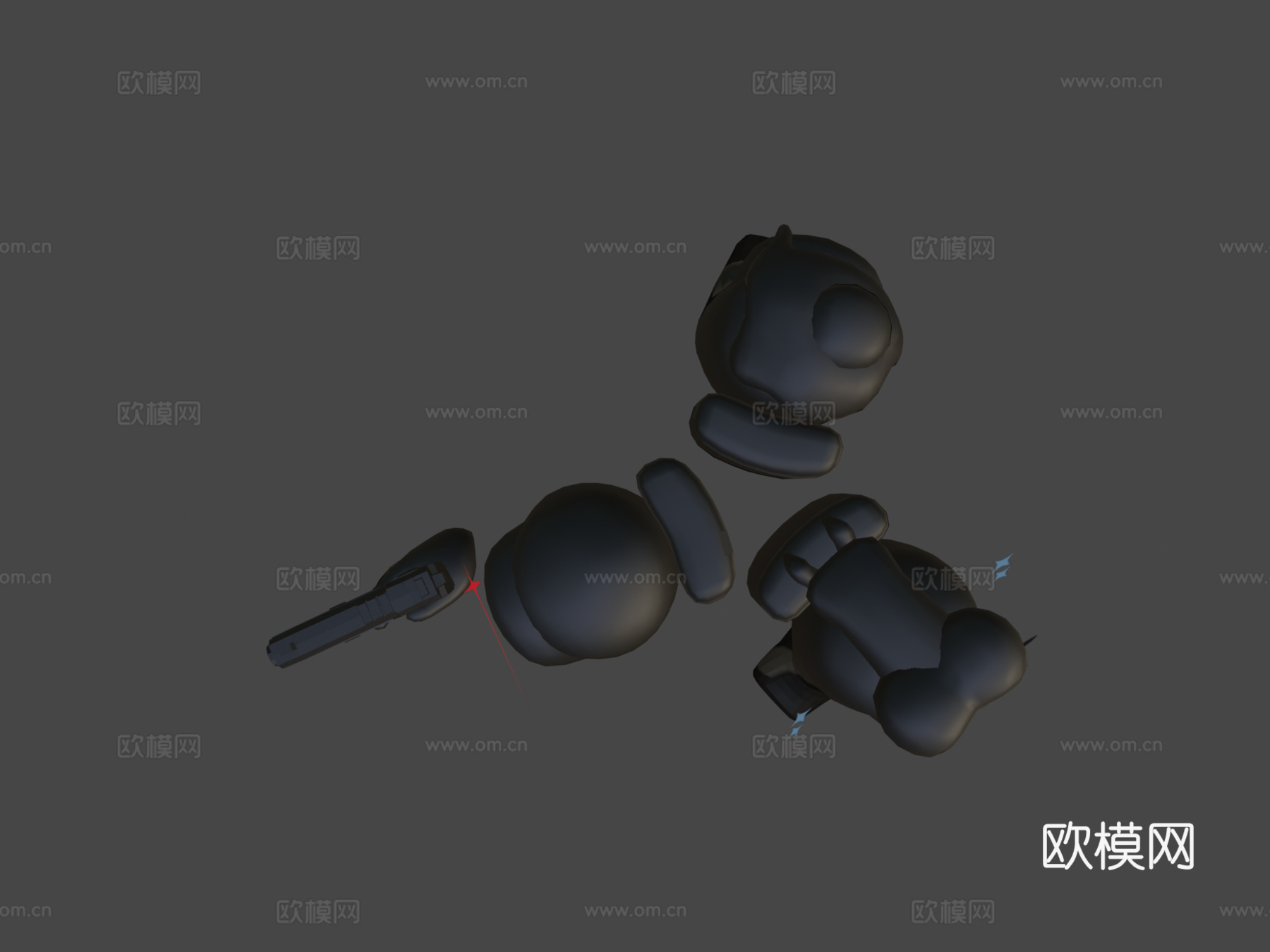 我们之中!!3d模型