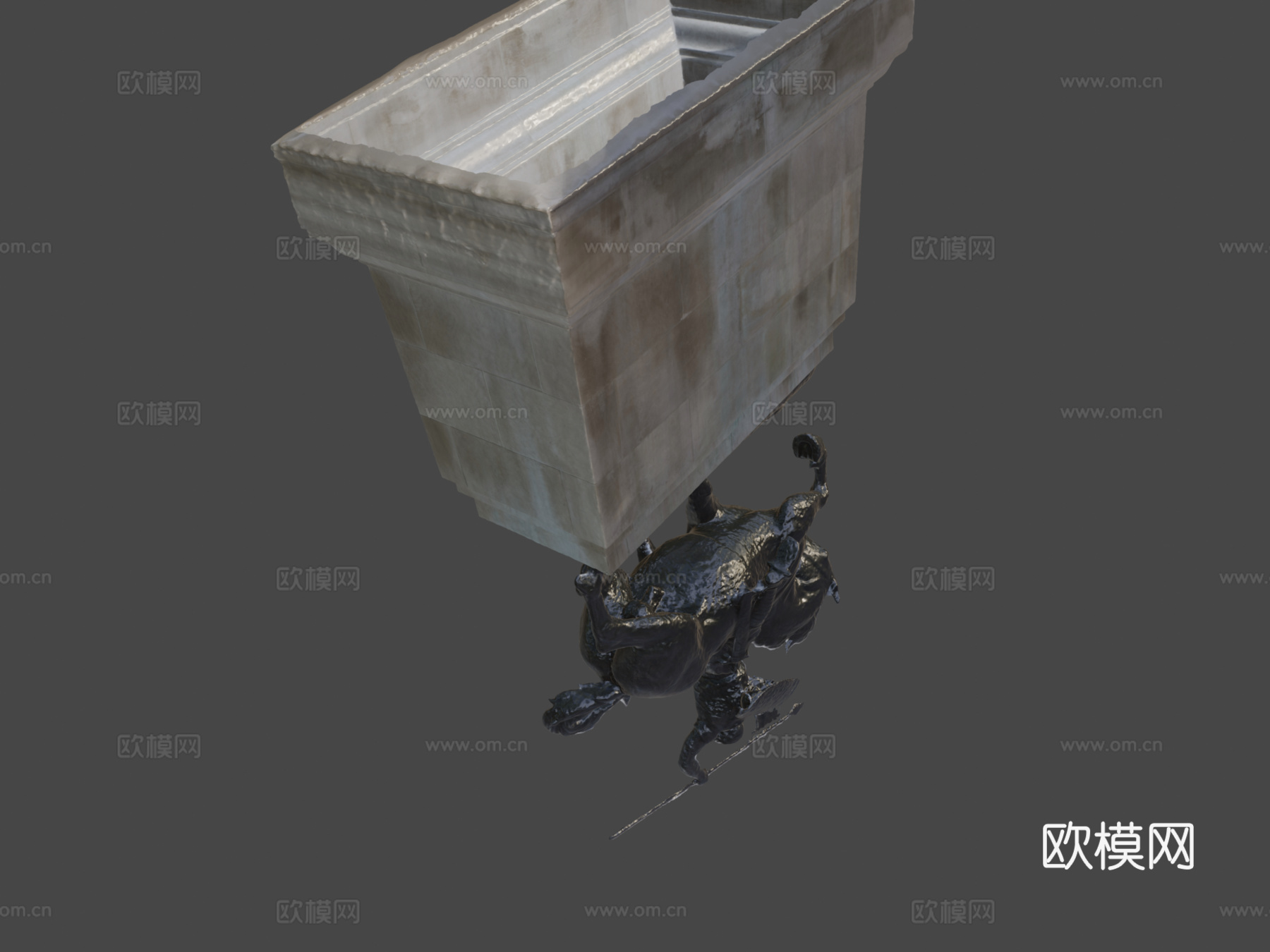 埃尔西德骑马雕像巴尔博亚公园SD3d模型