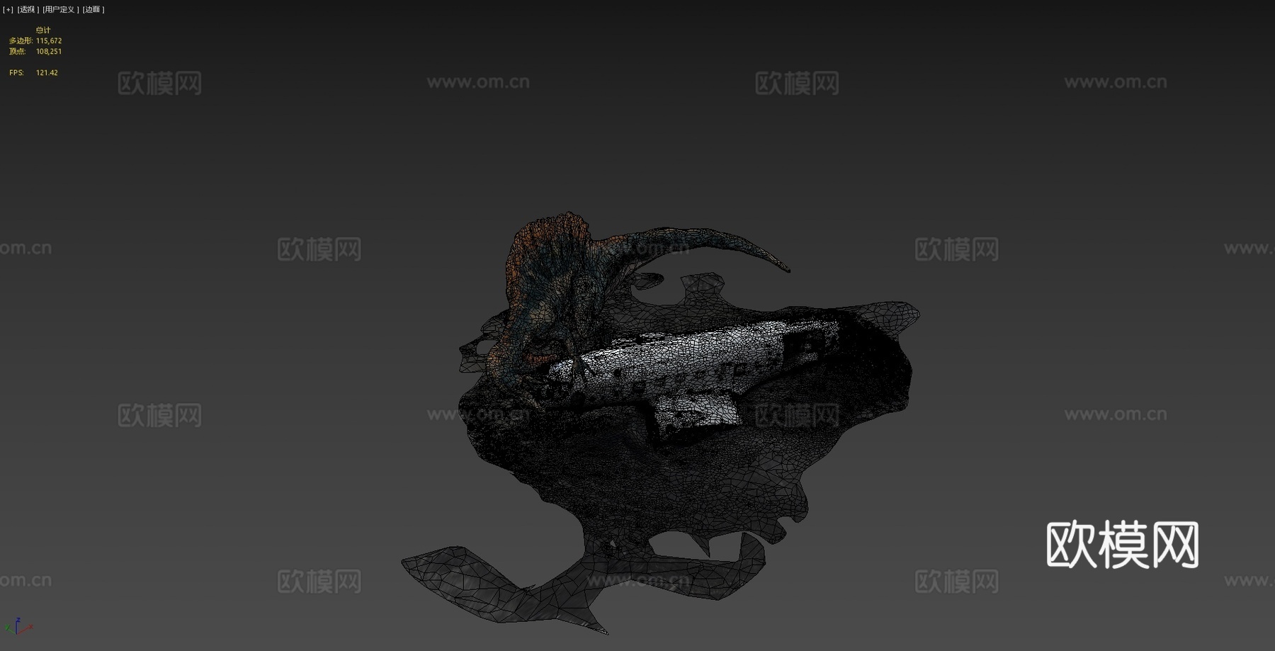 侏罗纪公园场景3d模型