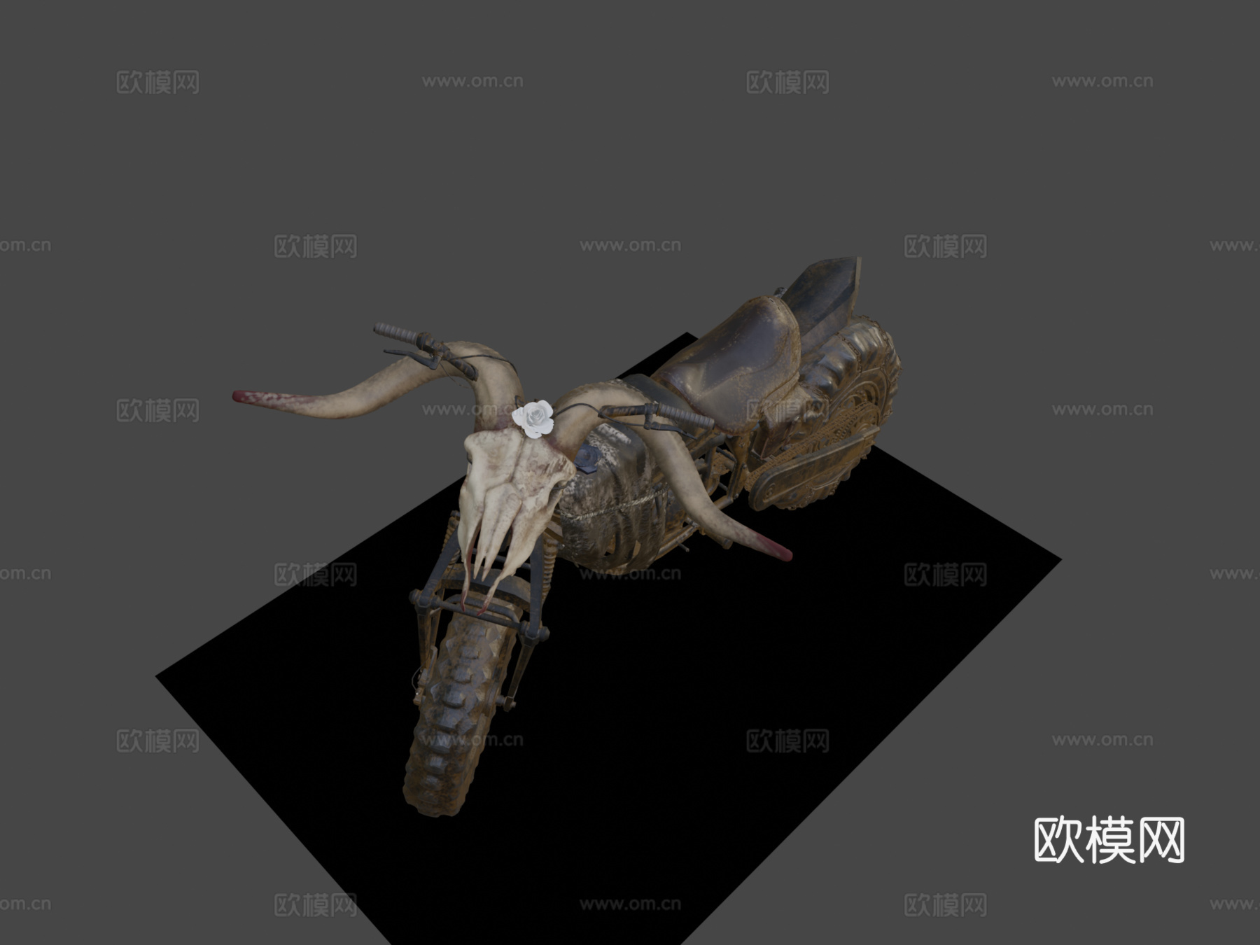地狱摩托山羊3d模型