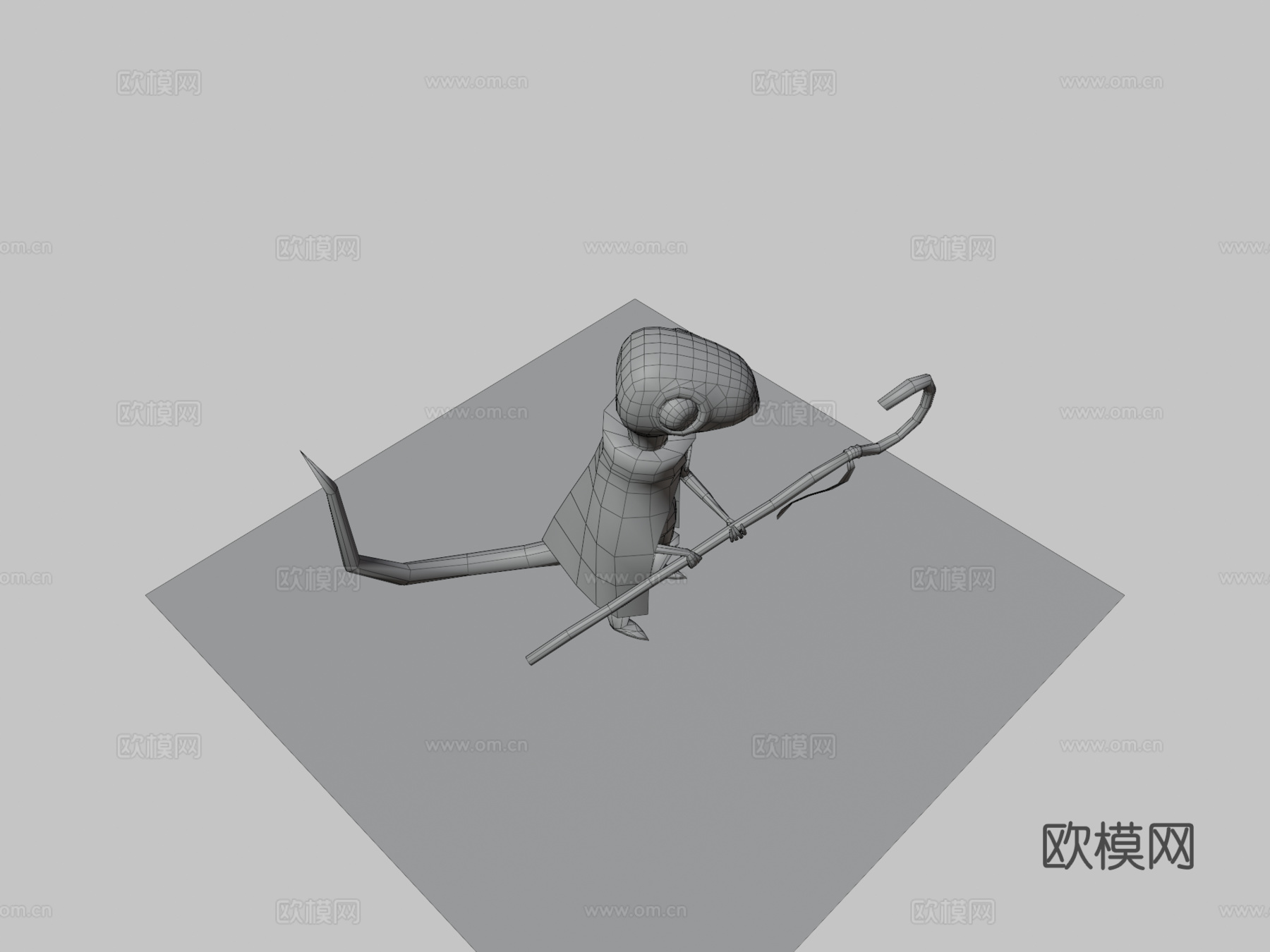 蜥蜴法师3d模型