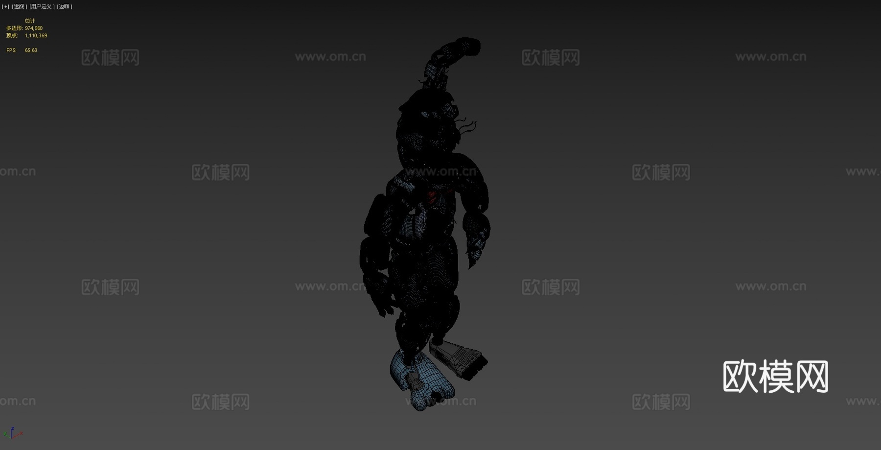 搅拌机噩梦邦尼3d模型