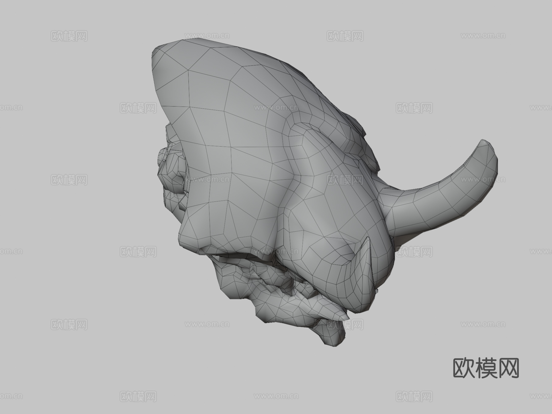 《星际战甲》鬼面皮肤3d模型