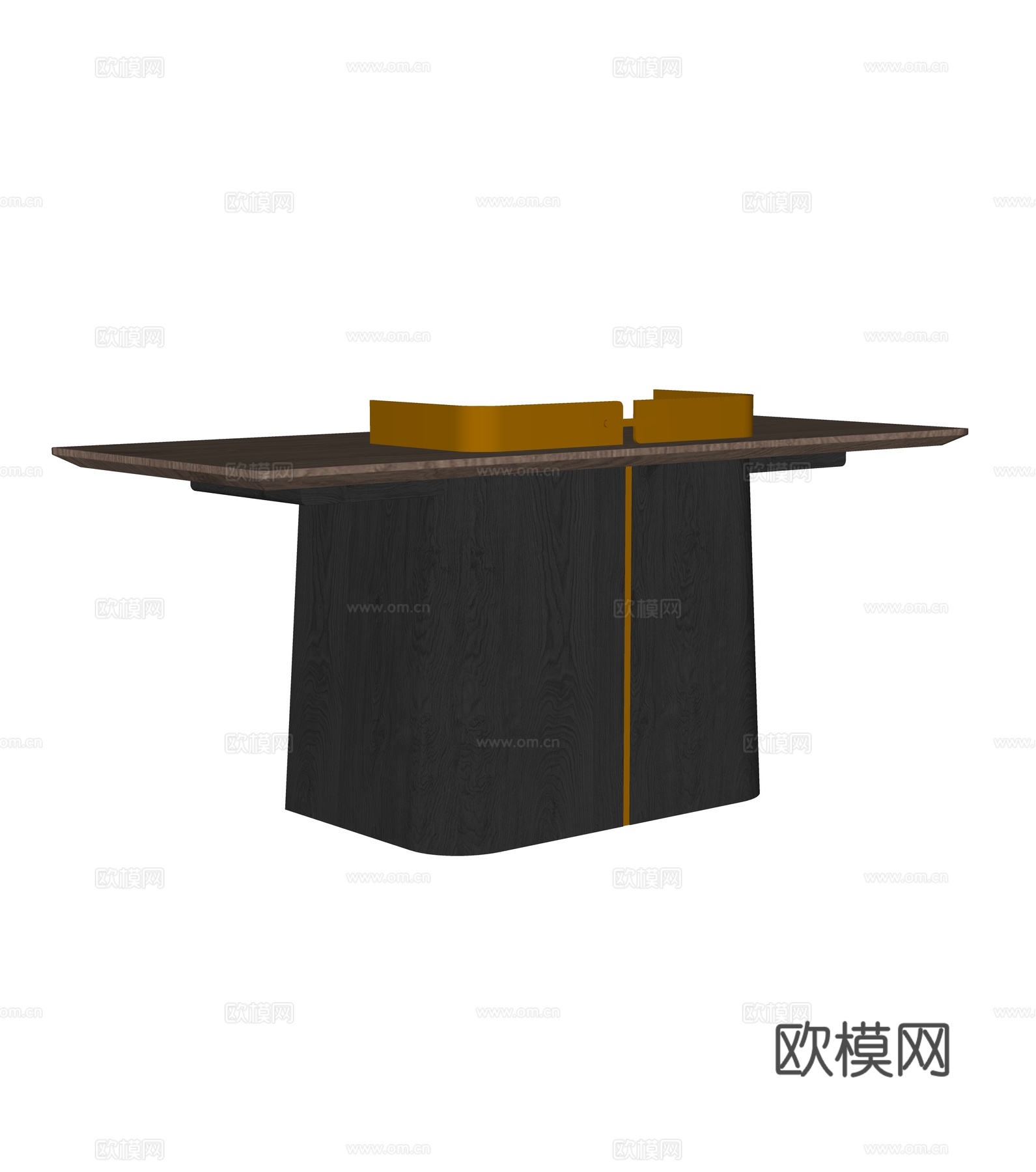 现代玄关条案su模型