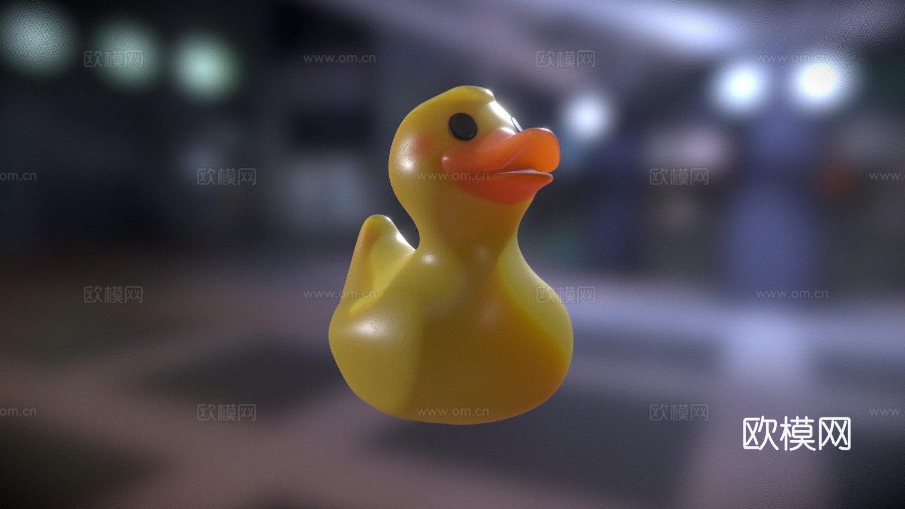 橡皮鸭3d模型