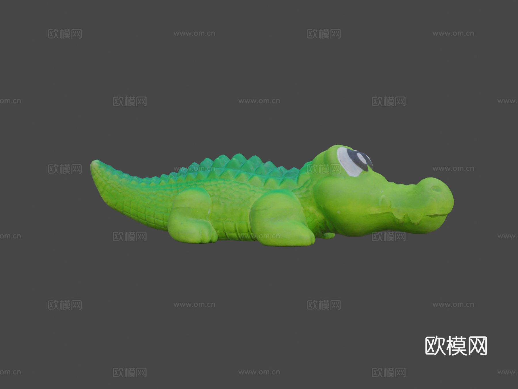 鳄鱼狗玩具3D扫描3d模型